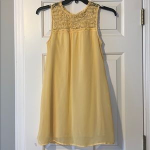 Yellow sun dress